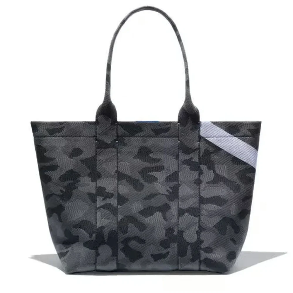 Rothy's Gray Camo Patterned The Essential Large Tote Bag - 0428LR